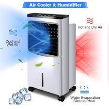 Photo 1 of 10,000 BTU (DOE) Evaporative Portable Air Conditioner Cooler Fan with 3-Modes and Speeds Home Office