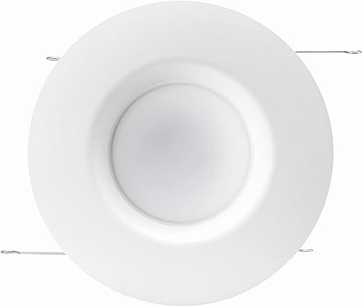 Photo 1 of  LED Flicker-Free 5"/6" Dimmable Recessed Downlight, 1000 Lumen, Daylight (5000K), 11.5W=75W, E26 Base  (Pack of 1)