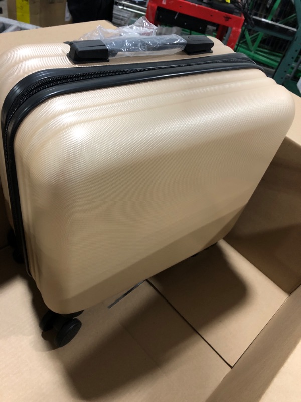 Photo 1 of 16X16 INCH ROLLING LUGGAGE BEIGE