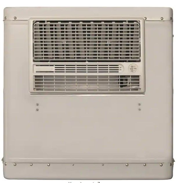 Photo 1 of 4700 CFM 2-Speed Window Evaporative Cooler for 1600 sq. ft. (with Motor and Remote Control)
