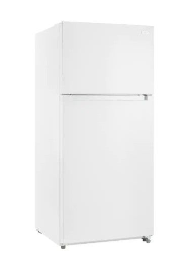 Photo 1 of 18 cu. ft. Top Freezer Refrigerator DOE in White
