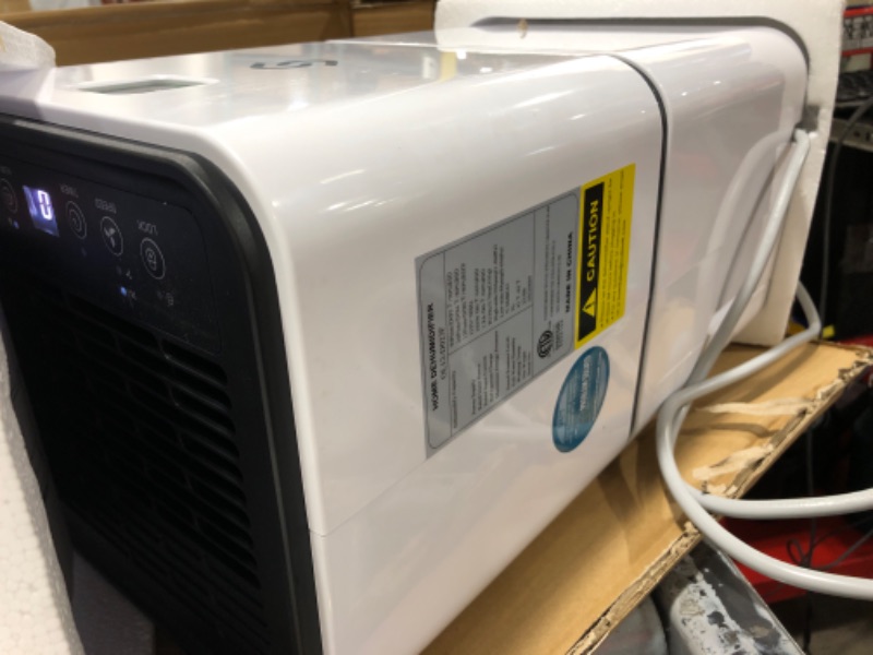 Photo 1 of 1500 Sq. Ft Dehumidifier for Large Room and Basements, HUMILABS 22 Pints Dehumidifiers with Auto or Manual Drainage, 0.528 Gallon Water Tank with Drain Hose, Intelligent Humidity Control, Auto Defrost, Dry Clothes, 24HR Timer 1500 sq.ft