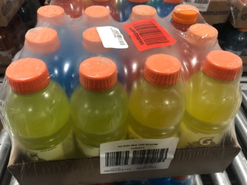 Photo 2 of Gatorade Zero Sugar Thirst Quencher, Cool Blue BEST BY: 06/26/2023
 Variety Pack, 20 Fl Oz (Pack of 12) Zero - Cool Blue Variety Pack
