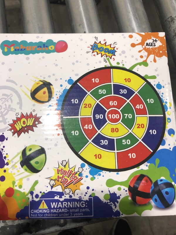 Photo 1 of 2 DART BOARD STICKY SET TODDLERS 3+