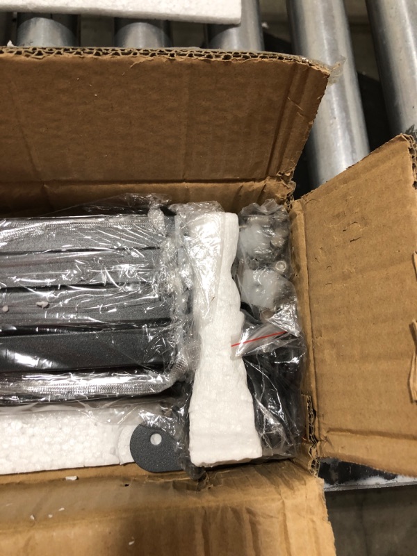 Photo 1 of lanliebao 23 Inch Stainless Steel Wall Shelf Metal Shelving Heavy Duty Commercial or Household Grade Wall Mount Microwave Oven Shelf with Fixing Kit (Grey Width 23 in)