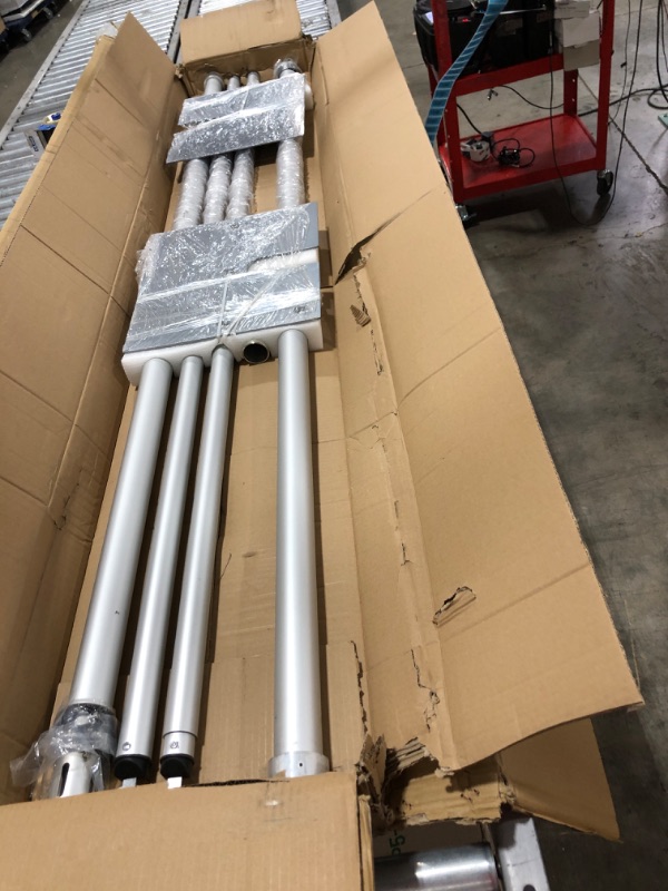 Photo 1 of Portable Adjustable Background kit/Portable Pipe and Curtain Background Kit 12' x 12' Upgraded Version for Background by WEPDIY (Tall-12ft* 2 Cross Bar12ft)