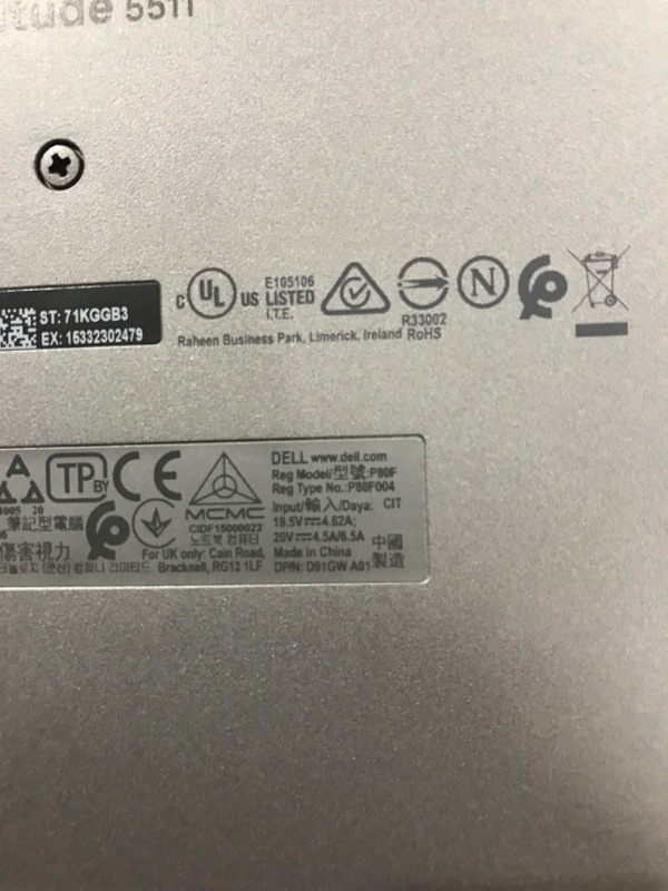 Photo 1 of Dell Latitude 5511 15.6" (Latest Model) Core i7-10850H (6-Core) 512GB PCIe SSD 16GB RAM FHD (1920x1080) 300 Nit WiFi 6 AX + BT Win 10 Pro (Renewed) 512 GB