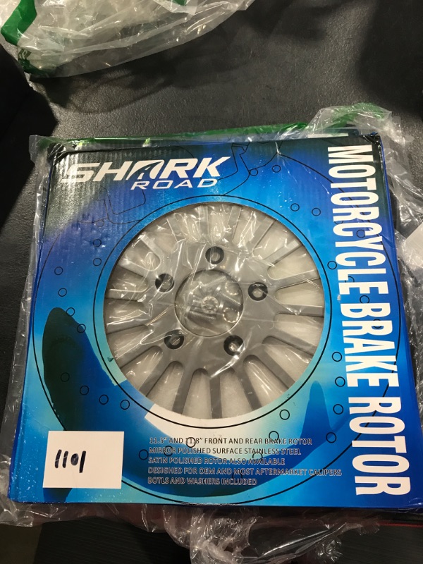 Photo 1 of  Shark Road HDRT-1002 Front OR Rear Motorcycle Brake Rotor 11.8"
