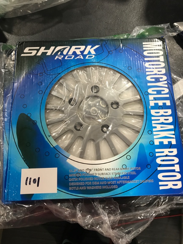 Photo 1 of  Shark Road HDRT-1002 Front OR Rear Motorcycle Brake Rotor 11.8"
