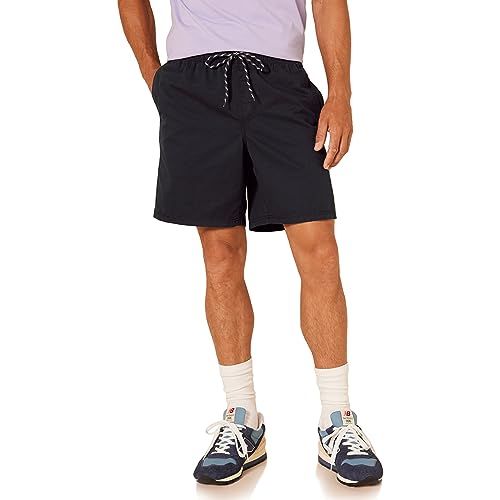 Photo 1 of Amazon Essentials Men's Drawstring Walk Short (Available in Plus Size), Black, X-Large