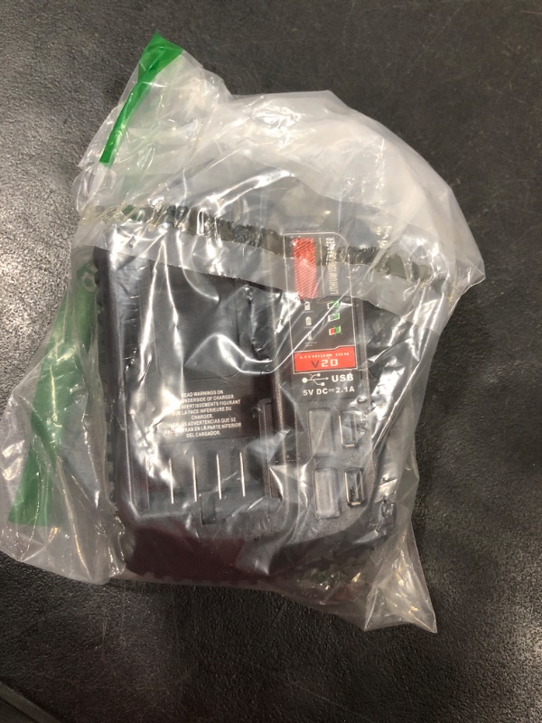 Photo 1 of Lasica CMCB104 Replacement for Craftsman V20 Battery Fast Charger, Compatible with Craftsman 20V Battery Charger CMCB202 CMCB204 CMCB206 CMCB201 CMCB124 20-Volt V20 Series Power Tool Battery Charger