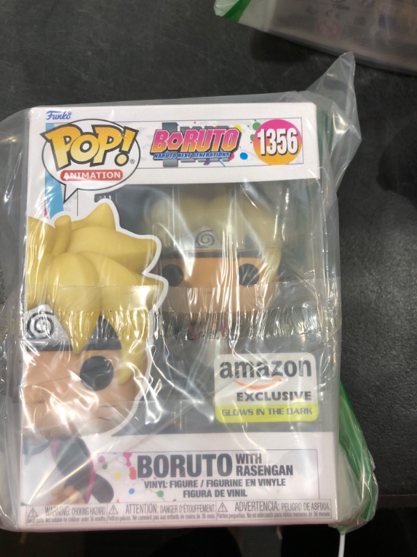 Photo 2 of Funko Pop! Animation: Boruto: Naruto Next Generations - Boruto with Rasengan, Glow in The Dark, Amazon Exclusive