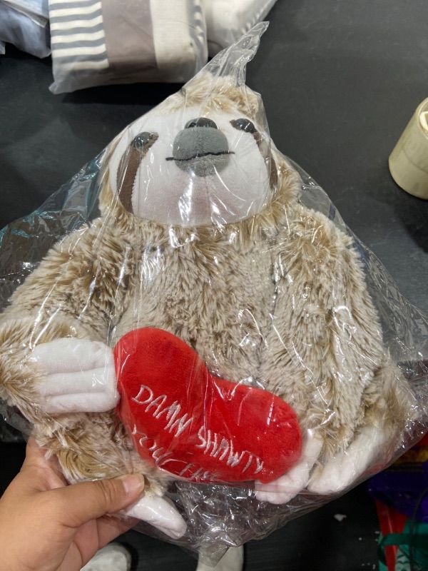 Photo 1 of Birthday Gifts for Women - Sloth Stuffed Animal - Shawty You Fine for Her, Stuffed Sloth Plush Toy for Her - Girlfriend Gift - Love Bear - Peluches Grandes para Novia for Gf - Cute Stuffed Sloth