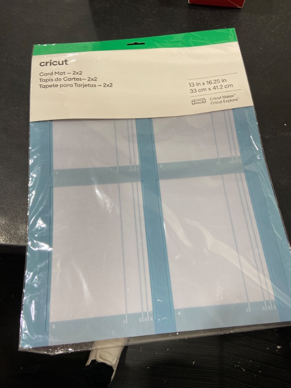 Photo 2 of Cricut Card Mat 2x2, Reusable, Non-Slip Craft Mat, Create Four Cards Simultaneously, Perfect for Bulk Card Making, Compatible with Cricut Maker & Cricut Explore Crafting Machines