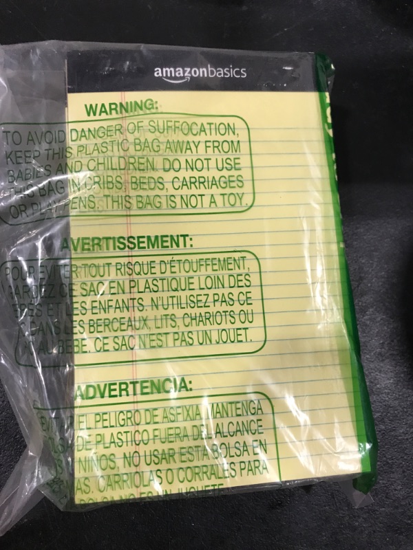 Photo 2 of Yellow Note Pads 5 x 8, College Ruled, 10 Pack, 500 Sheets, Well-Made Legal Pads of Lined Paper, 5'' x 8'' Writing Pads, Narrow Ruled Small Legal Notepads Perforated Notepad Paper Memo Pads for Work