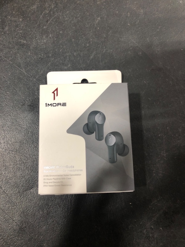Photo 1 of 1MORE PistonBuds Bluetooth Headphone 5.0 with 4 Built-in Mics ENC for Clear Call, True Wireless Earbuds,IPX4, 20H Playtime, HiFi Stereo in-Ear Deep Bass Headset
