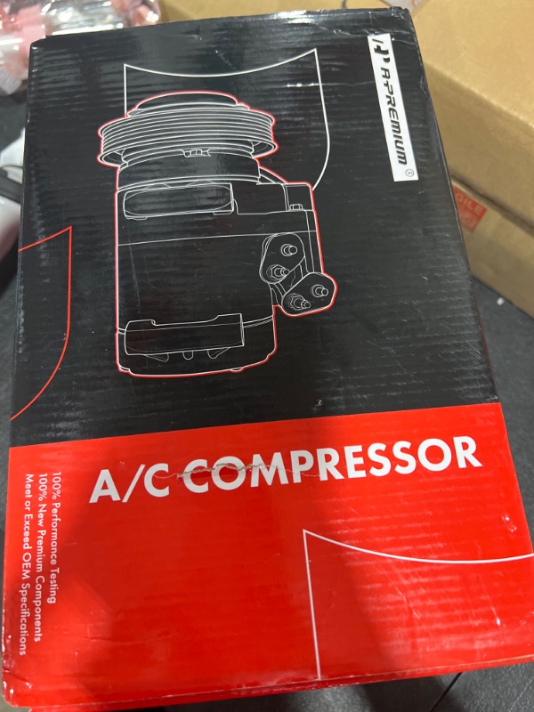 Photo 3 of A-Premium Air Conditioner AC Compressor with Clutch CompatibILITY UNKNOWN