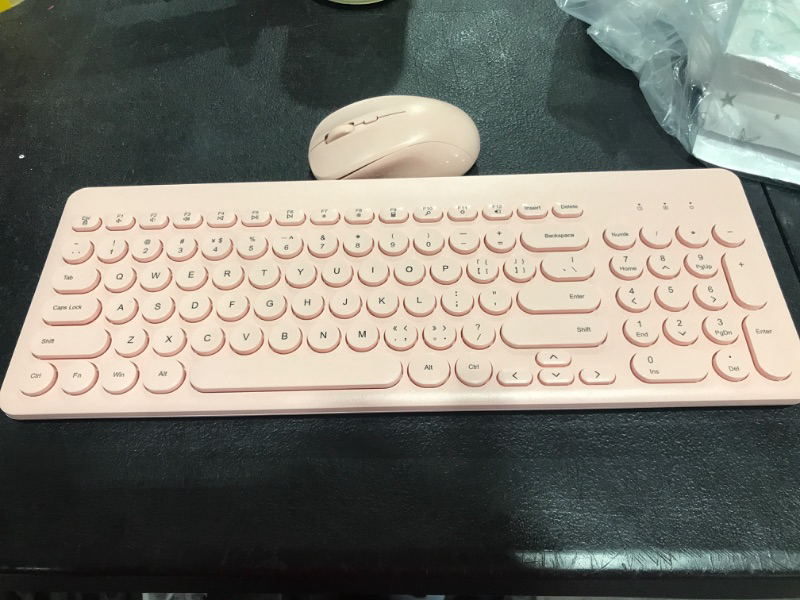 Photo 1 of PINK WIRELESS KEYBOARD AND MOUSE