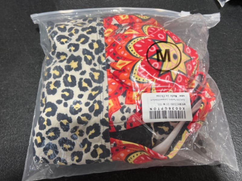 Photo 1 of EVALESS One Piece Tankini Bathing Suits for Women Tummy Control Swimsuits Sexy Deep V Neck Print Drawstring Skirt Swimwear Small 1a Red