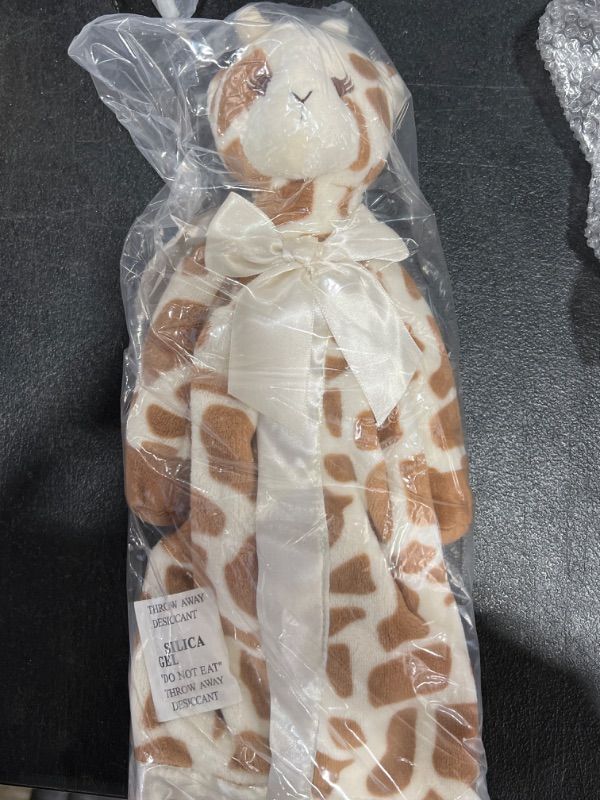 Photo 2 of Bearington Baby Patches Snuggler, Giraffe Plush Stuffed Animal Security Blanket, Lovey 15" Patches 15"