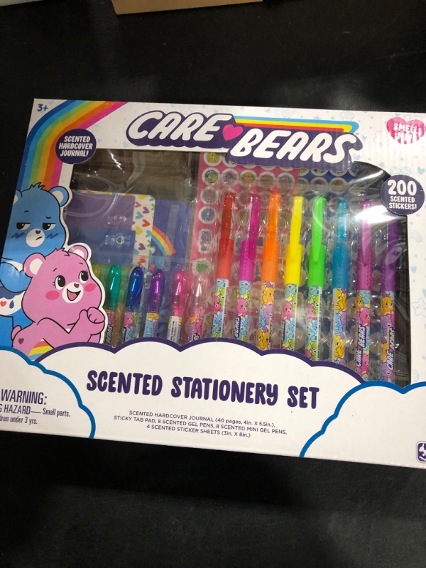 Photo 1 of Care Bears Scented Stationery Set - Fun & Fruity Writing Supplies for Kids - Personal Journal, Sticky Tab Pad, Gel Pens, Mini Gel Pens, Sticker Sheets For Ages 3+ 17022