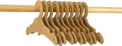 Photo 1 of 30Pack Koobay 11" Brown Paper Cardboard Recyclable Children Clothes Hangers for Baby & Toddlers Coat