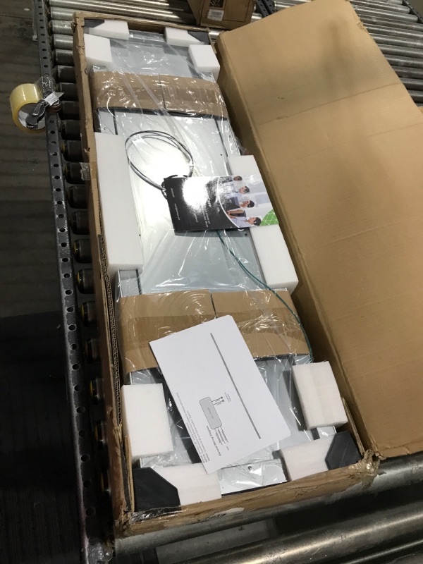 Photo 1 of 1x4 FT LED Flat Panel Selectable CCT Flush Mount Light, 4800lm 48W Dimmable Ultra Slim Edge-Lit Ceiling Light, 3000K/4000K/5000K Built-in Driver Surface Mount Lights for Kitchen, Silver, 2 Pack Silver 1x4 FT