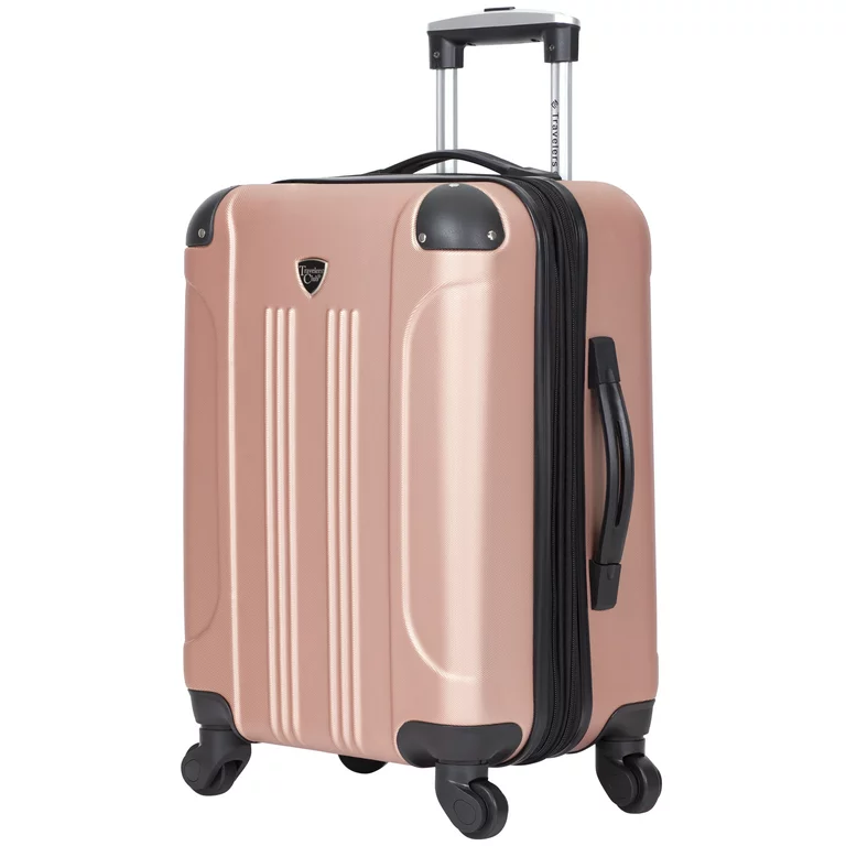 Photo 1 of  Epetlover 21 Inch Carry-On Luggage, Hardside Expandable Spinner Wheel Lightweight Travel Suitcase, Champagne