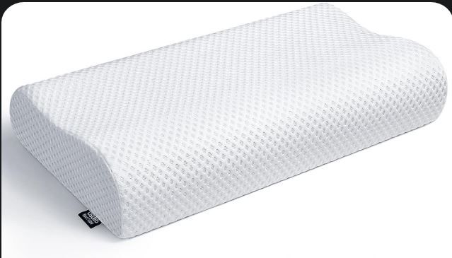 Photo 1 of  Adjustable Memory Foam Pillow with 6 Available Height, No Smell Neck Pillows for Pain Relief, Cervical Bed Pillows for Sleeping, Orthopedic Contour Pillow Support for Back Side Stomach Sleepers