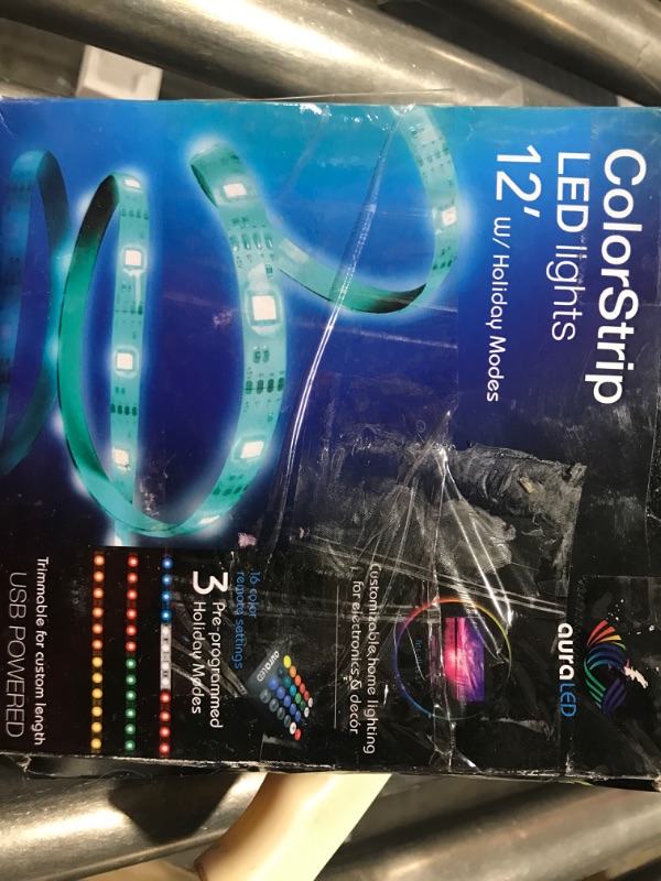 Photo 2 of Aura LED ColorStrip LED Lights w/Holiday Modes, RED, WHITE, BLUE, GREEN, 12 inches, 8288HD / 2Pack