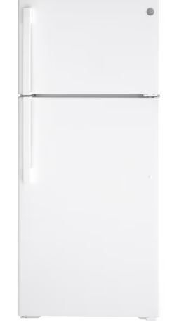 Photo 1 of SOLD FOR PARTS ONLY GE 16.6-cu ft Top-Freezer Refrigerator (White) ENERGY STAR
