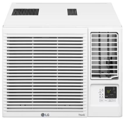 Photo 1 of 18,000 BTU 230/208-Volt Window Air Conditioner LW1821HRSM Cools 1,000 Sq. Ft. with Cool and Heat, Wi-Fi Enabled

