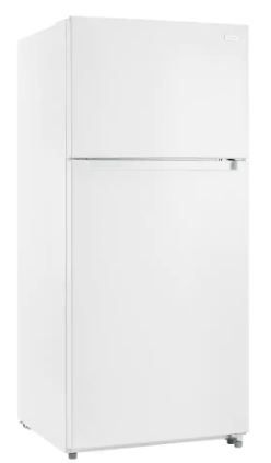 Photo 1 of 18 cu. ft. Top Freezer Refrigerator DOE in White
