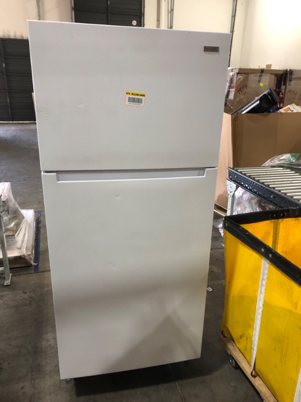 Photo 3 of 18 cu. ft. Top Freezer Refrigerator DOE in White
