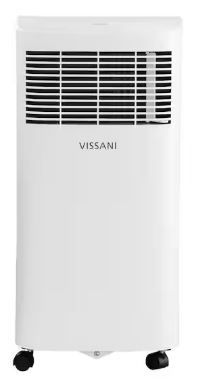 Photo 1 of 5,000 BTU 115-Volt Portable Air Conditioner with Dehumidifier Mode and Remote in White
