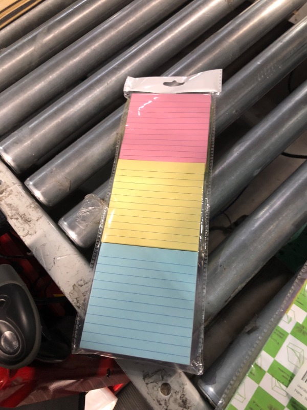 Photo 3 of Lined Sticky Notes 4X4 in Pastel Ruled Post Stickies It Super Sticking Power Memo Pads Its Strong Adhesive, 6 Pads/Pack, 72 Sheets/pad… 4x4 Pastel Lined 2PACK