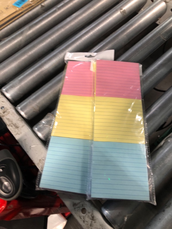 Photo 2 of Lined Sticky Notes 4X4 in Pastel Ruled Post Stickies It Super Sticking Power Memo Pads Its Strong Adhesive, 6 Pads/Pack, 72 Sheets/pad… 4x4 Pastel Lined 2PACK