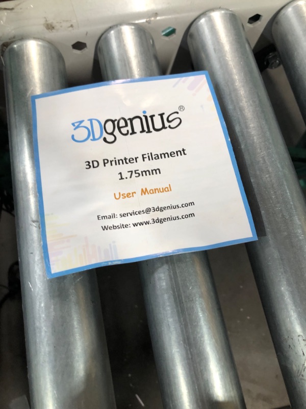 Photo 1 of 3Dgenius PLA Filament 3D Printer Filament Bundle 6 Colors Pack, 250g Per Spool PLA Filament 1.75mm Bundle, Totally 1.5kg 3D Printing Filament with Dimensional Accuracy +/- 0.03mm 250g-6pack