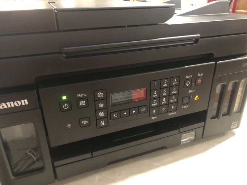 Photo 11 of Canon G7020 All-in-One Printer Home Office | Wireless Supertank (Megatank) Printer | Copier | Scan, | Fax and ADF with Mobile Printing, Black G7020 - Wireless High Page Yield Supertank Printer with ADF (4-in-1)