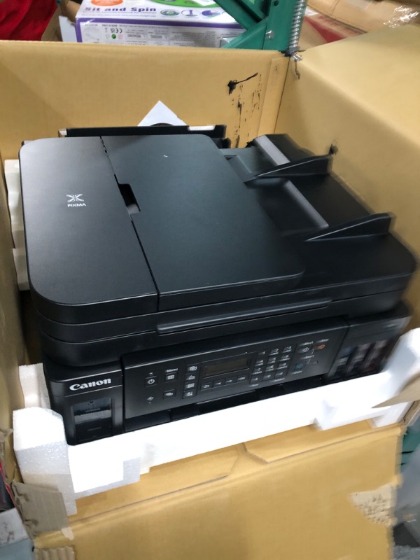 Photo 13 of Canon G7020 All-in-One Printer Home Office | Wireless Supertank (Megatank) Printer | Copier | Scan, | Fax and ADF with Mobile Printing, Black G7020 - Wireless High Page Yield Supertank Printer with ADF (4-in-1)