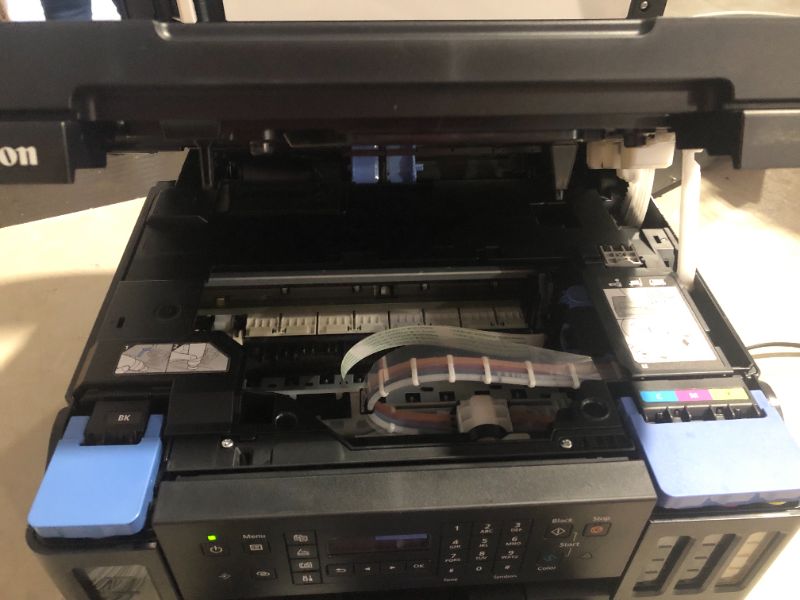 Photo 9 of Canon G7020 All-in-One Printer Home Office | Wireless Supertank (Megatank) Printer | Copier | Scan, | Fax and ADF with Mobile Printing, Black G7020 - Wireless High Page Yield Supertank Printer with ADF (4-in-1)