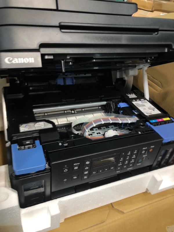 Photo 3 of Canon G7020 All-in-One Printer Home Office | Wireless Supertank (Megatank) Printer | Copier | Scan, | Fax and ADF with Mobile Printing, Black G7020 - Wireless High Page Yield Supertank Printer with ADF (4-in-1)