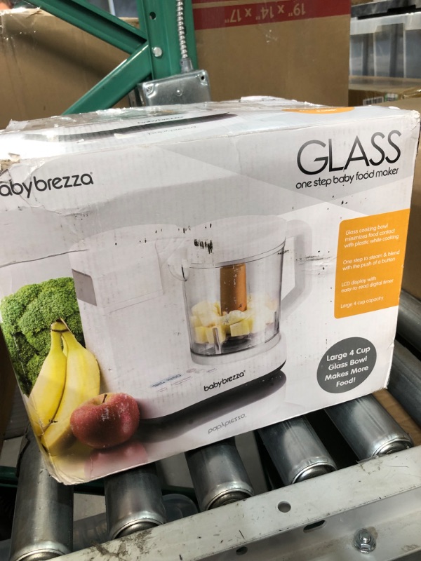 Photo 2 of Baby Brezza Glass Baby Food Maker – Cooker and Blender to Steam and Puree Baby Food for Pouches in Glass Bowl - Make Organic Food for Infants and Toddlers – 4 Cup Capacity Glass Food Maker (Old)