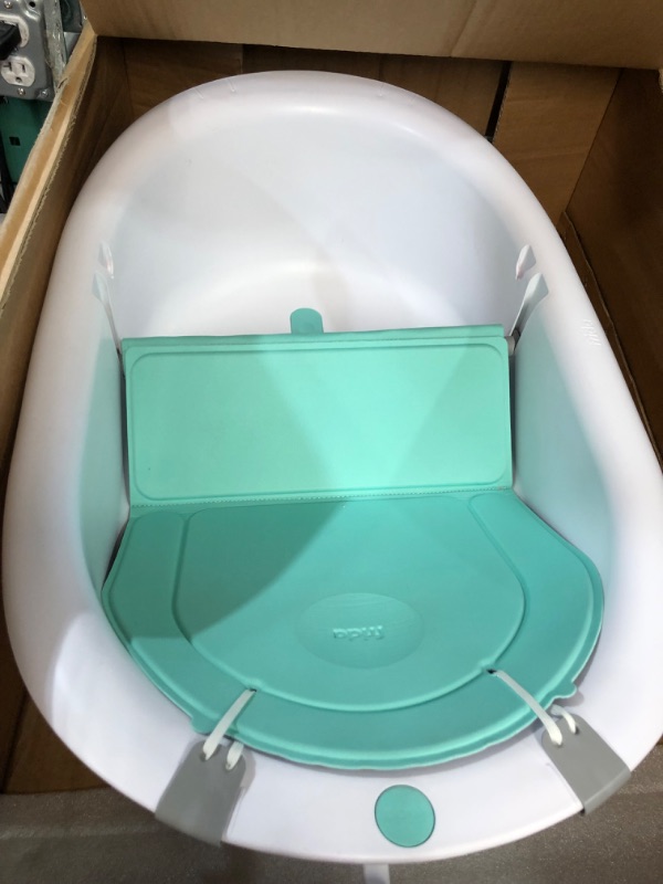 Photo 1 of 4-in-1 Grow-with-Me Bath Tub by Frida Baby Transforms Infant Bathtub to Toddler Bath Seat with Backrest for Assisted Sitting in Tub