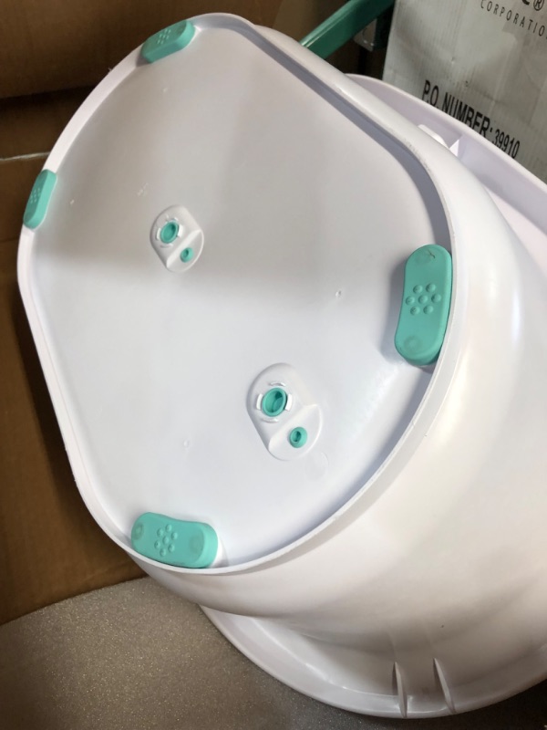 Photo 4 of 4-in-1 Grow-with-Me Bath Tub by Frida Baby Transforms Infant Bathtub to Toddler Bath Seat with Backrest for Assisted Sitting in Tub