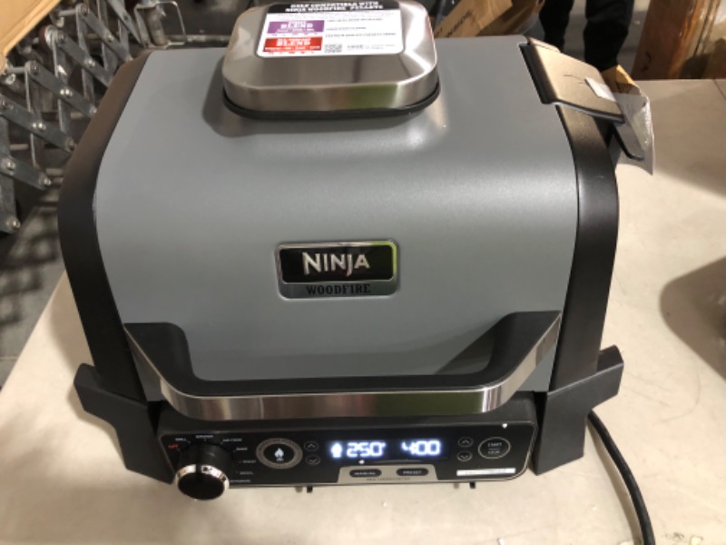 Photo 3 of **PARTS** **DAMAGE** **SEE NOTES**  Ninja OG701 Woodfire Outdoor Grill & Smoker