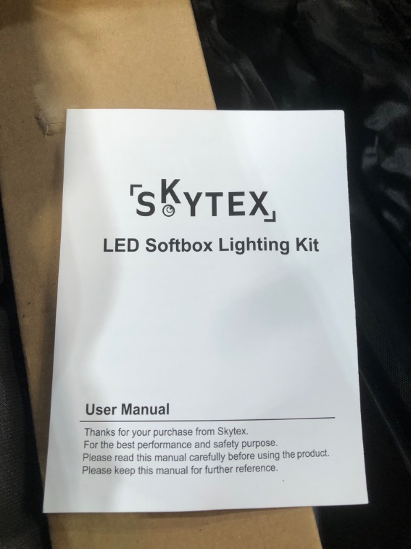 Photo 2 of Softbox Lighting Kit, skytex Continuous Photography Lighting Kit with 2x20x28in Soft Box | 2X 85W 2700-6400K E27 LED Bulb, Photo Studio Lights Equipment for Camera Shooting, Video Recording… 2pcs