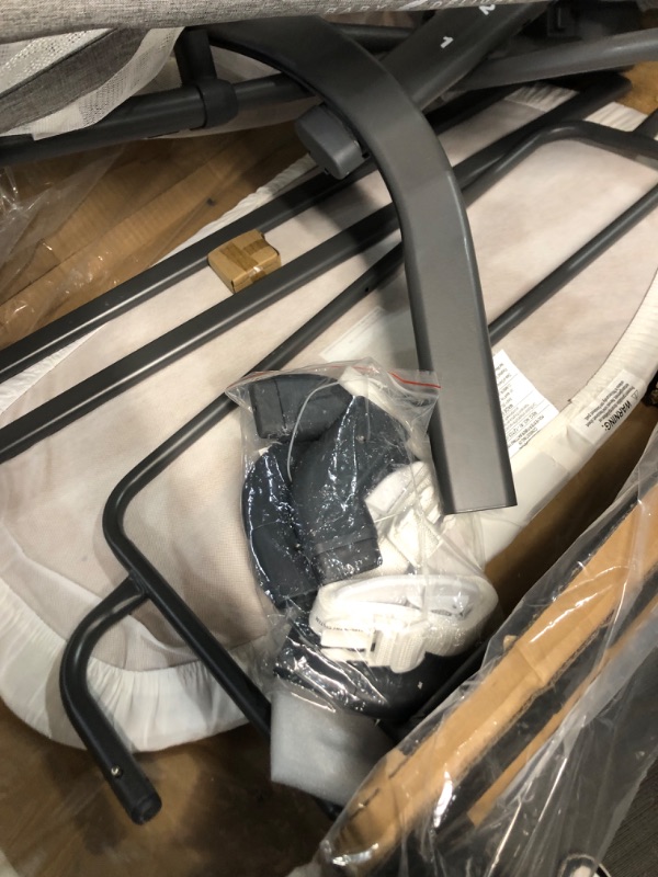 Photo 1 of Baby Delight Beside Me Wink Bassinet | Bedside Sleeper | 7-Position Height Adjustment | Pebble Grey