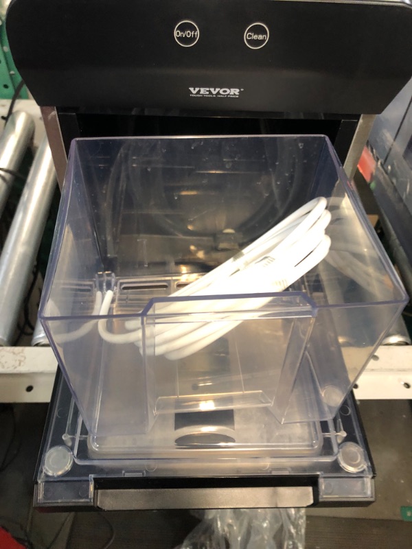 Photo 1 of VEVOR Nugget Ice Maker, 37lbs in 24 Hrs, Manual & Auto Refill Countertop Nugget Ice Maker Self Cleaning Portable Nugget Ice Maker for Home Office Party RV, with Scoop and Basket Silver 37lbs