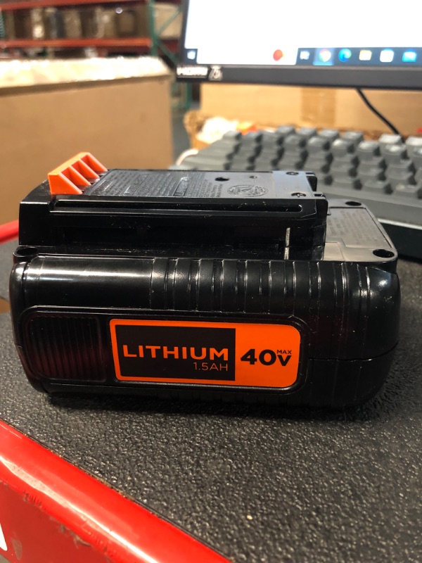 Photo 4 of 40 Volt MAX 3.0Ah Lithium Replacement Battery for Black and Decker 40V Battery LBX2040 LST136 LBXR2036 LBXR36 LHT2436 LCS1240 LBX1540 LBX36 LSWV36 LST540 LST136W Black+Decker Lithium Ion Battery